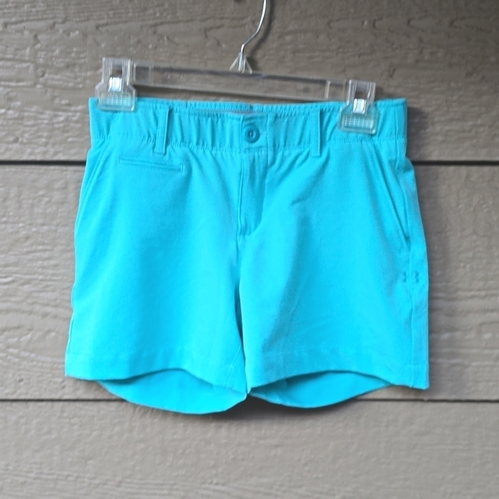 Under Armour UA Links 4-inch Shorty 0 aqua